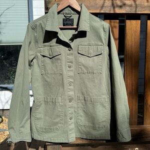 Sanctuary Green Utility Button Up Jacket XL